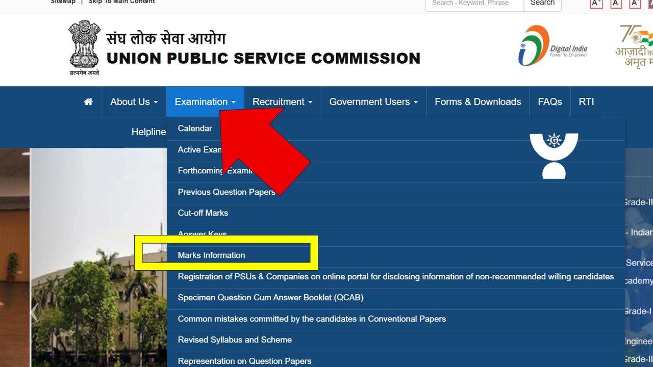 UPSC Civil Services Examination Previous Years Marks
