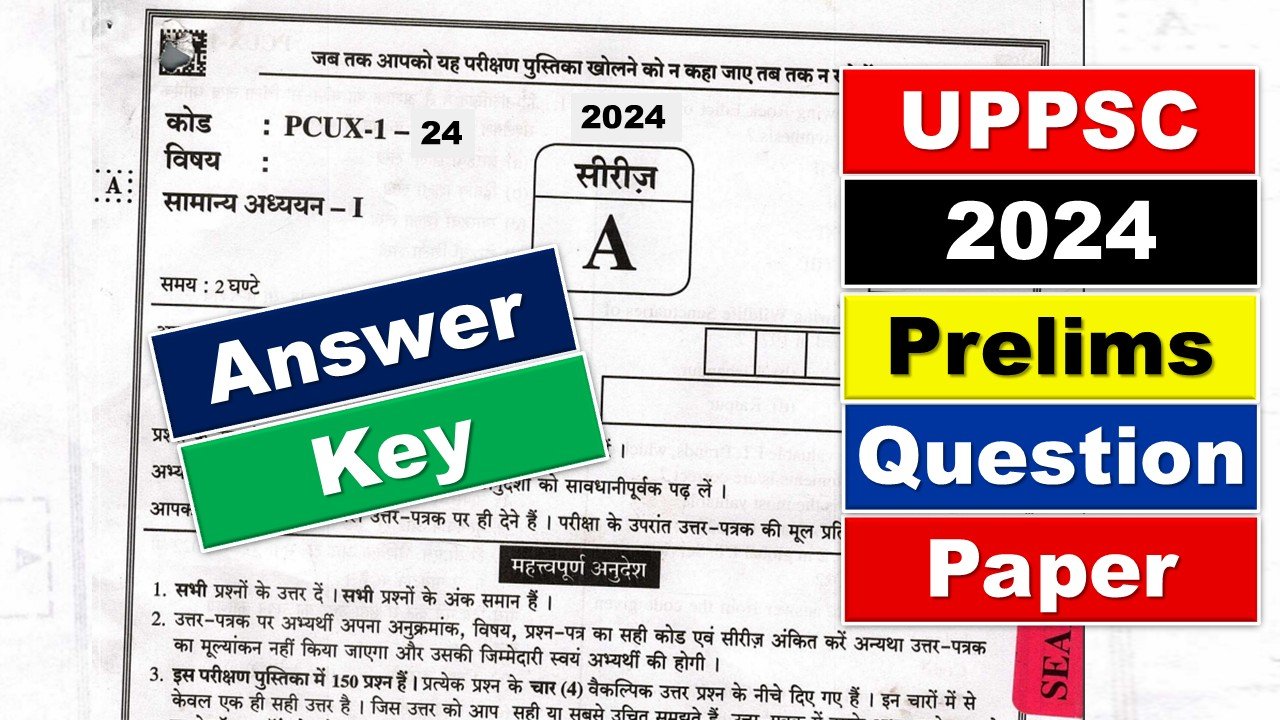 UPPSC 2024 Prelims Question Paper