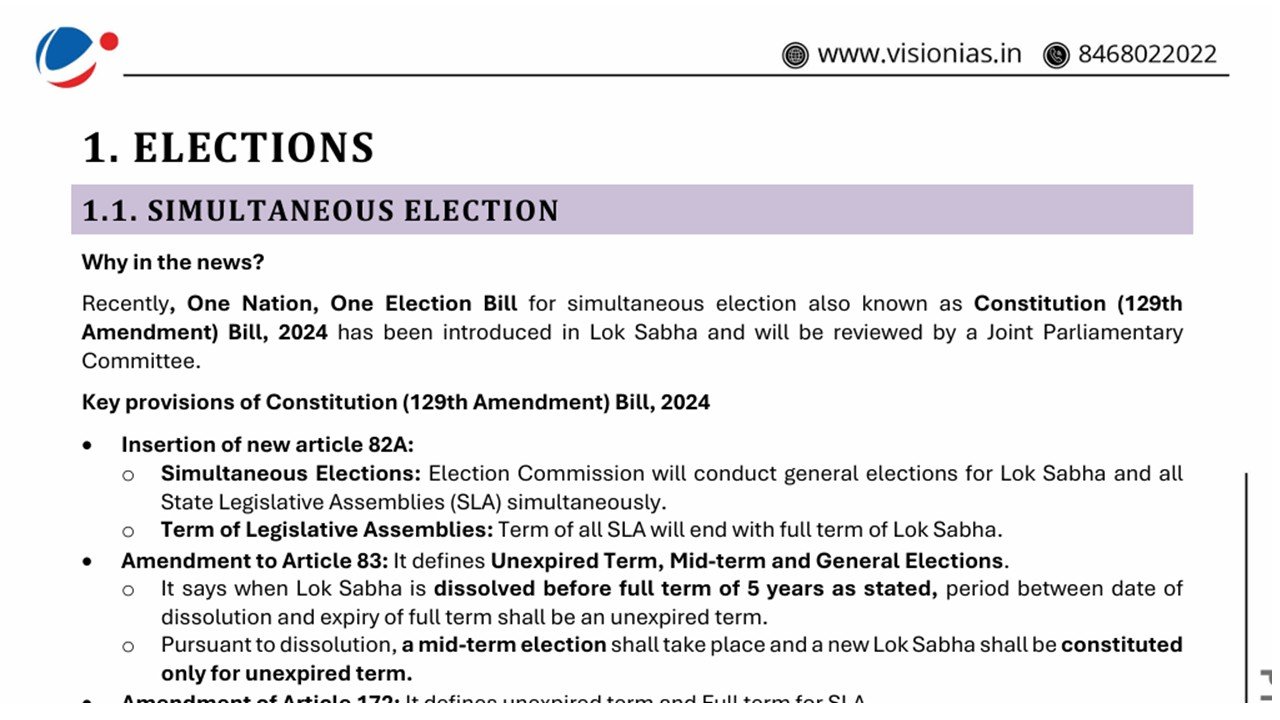 Vision IAS PT 365 For 2025